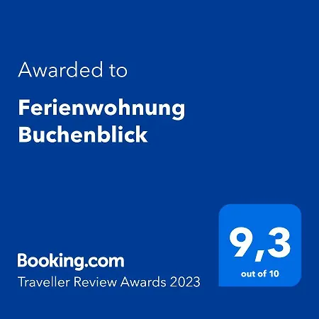 Buchenblick 75qm Ausblick Waldrandlage Terrasse Grill Incl Parkplatz Apartment *